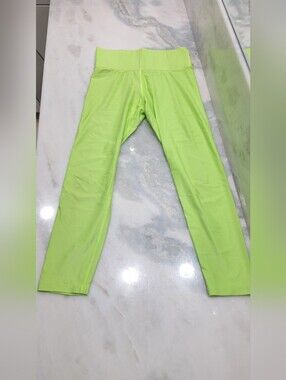Carbon38 Takara Shine Acid Lime Green,neon Leggings. Medium